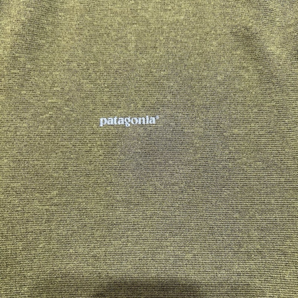 Patagonia Capilene 1/4 Zip Pullover XL Green Baselayer Lightweight - Picture 3 of 9
